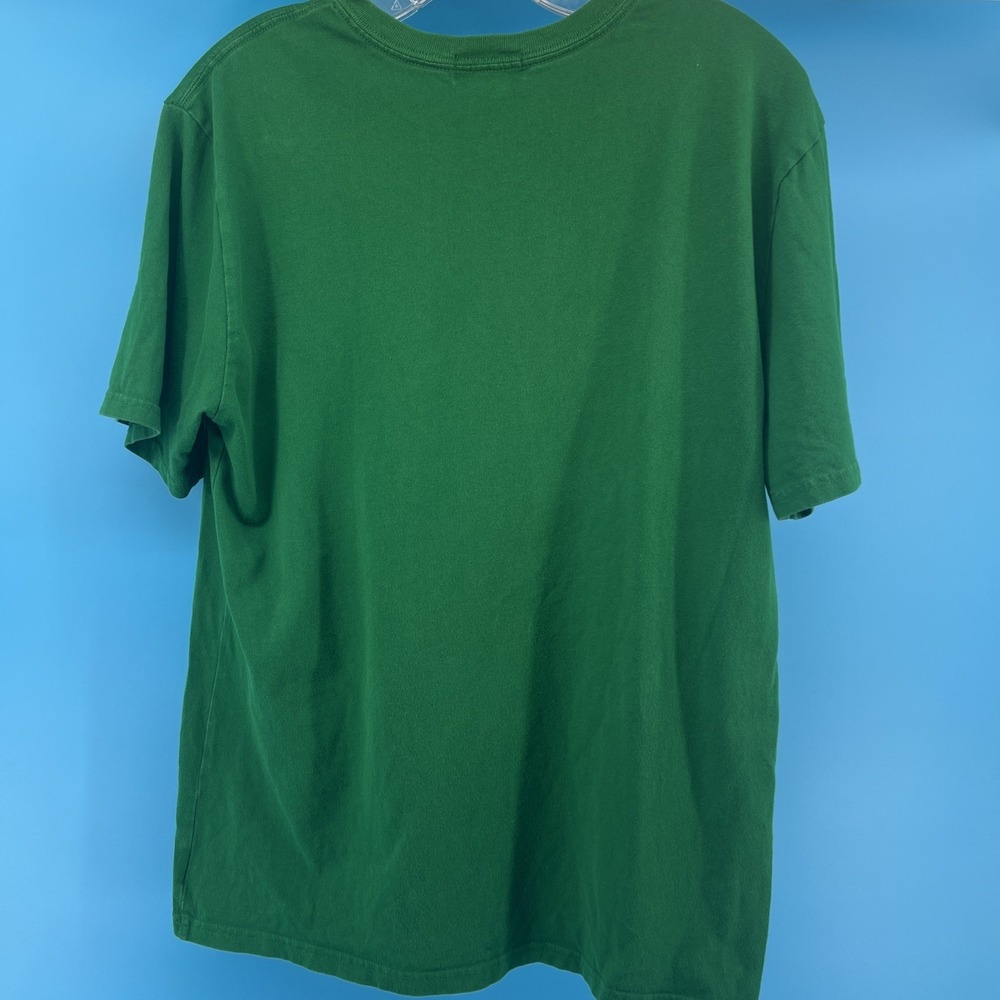 Vintage Ralph Lauren Polo Distressed‎ T Shirt Green Small - Picture 5 of 6